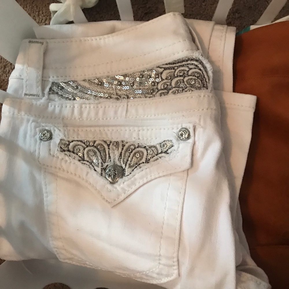 White Miss Me Skinny Jeans